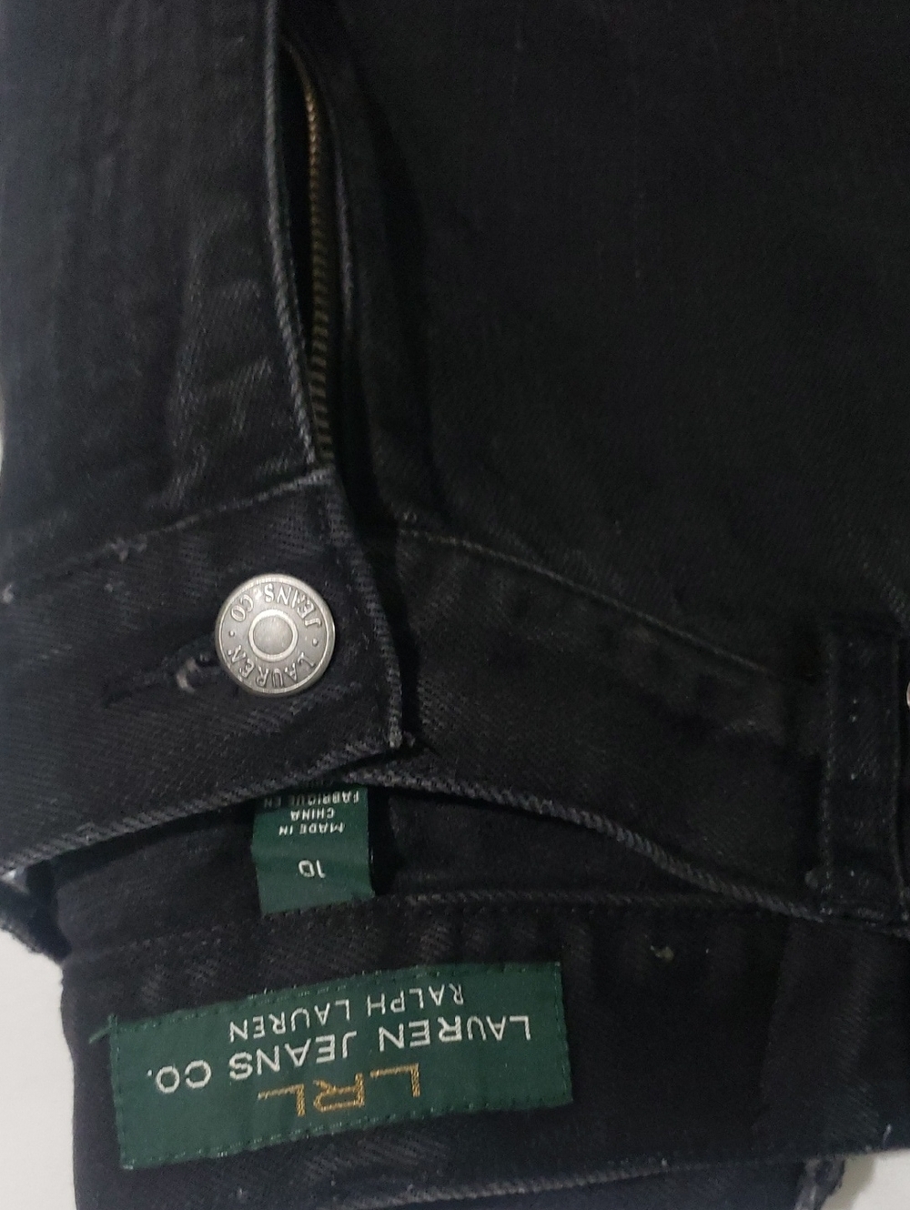 Ralph Lauren Black Slim Womans Jeans